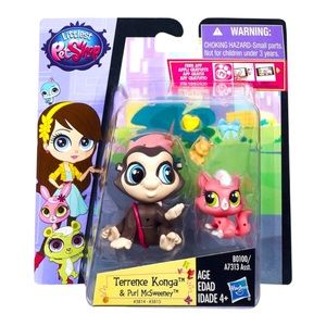 NIB - Terrence Konga & Purl. McSweeney Figure 2-Pack Pet Pawsabilities